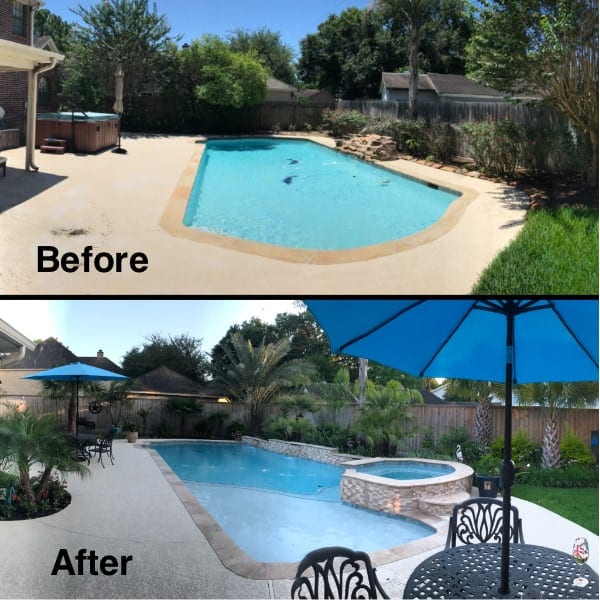 Pool remodeling