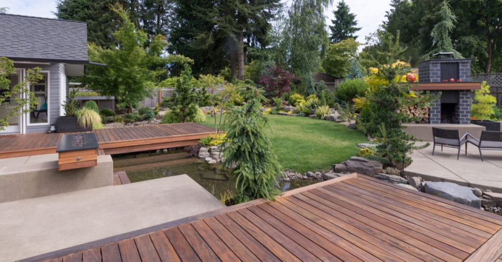 Refreshing Water Feature Accents, Backyard Creek