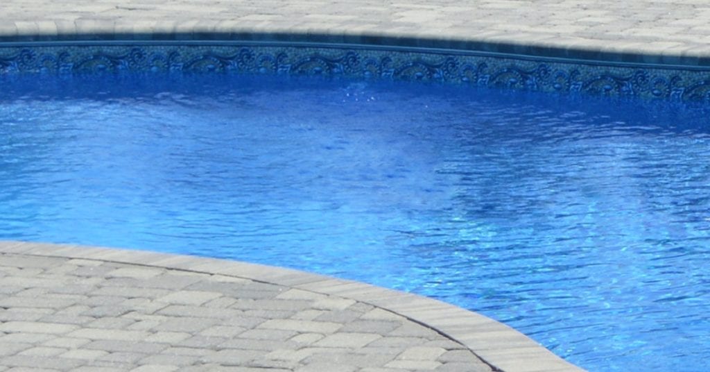 4 Main Types of Pool Coping, pool coping pavers