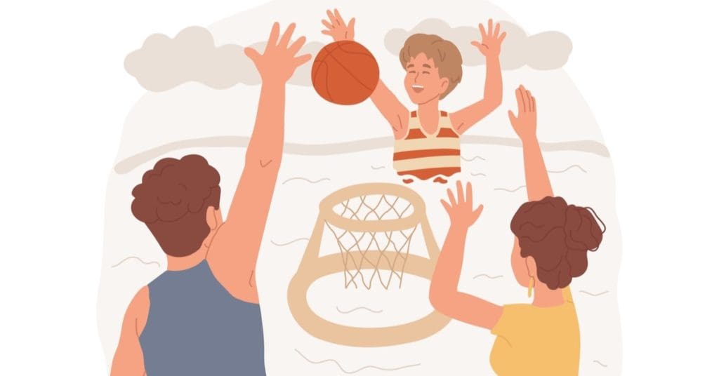 4 Kid-Friendly Pool Games, water basketball