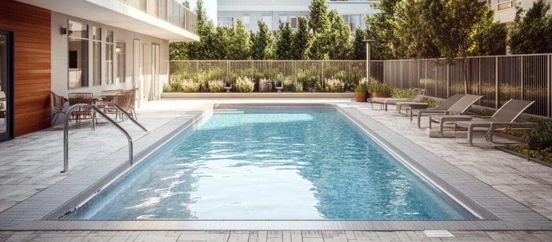 pool in condo community concept of needing a condo pool refresh and renovation