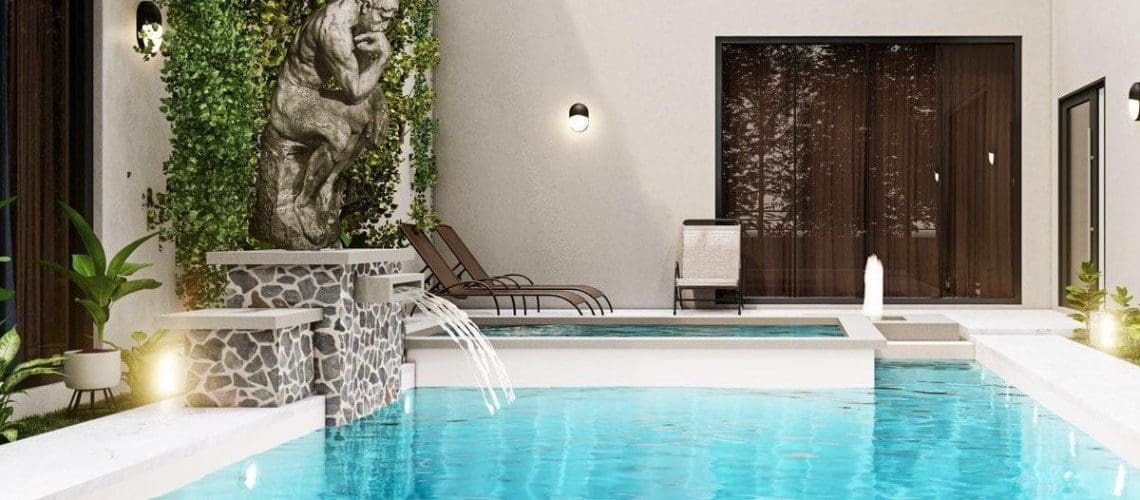Custom Pool Waterfall Ideas To Fall in Love With