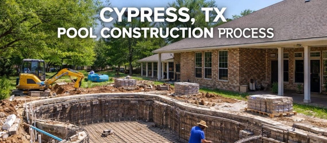 Cypress TX Pool Construction Process | 10 Steps: From Permit To Plaster